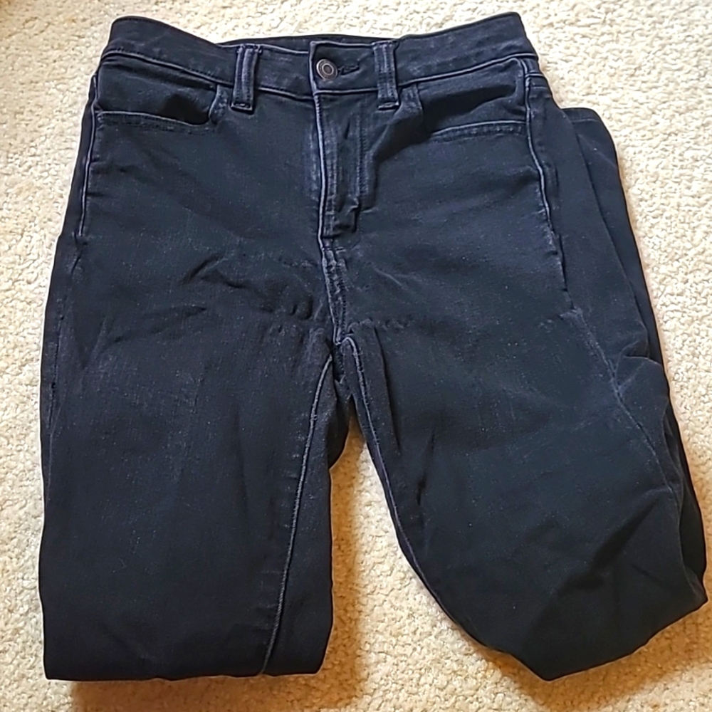 Black AE Skinny Jeans